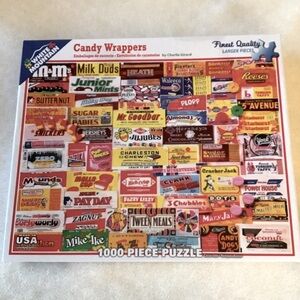 White Mountain Candy Wrappers Puzzle - Multicolor